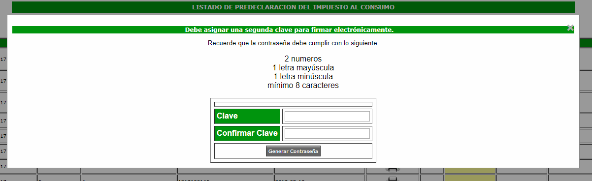 Modal Segunda Clave